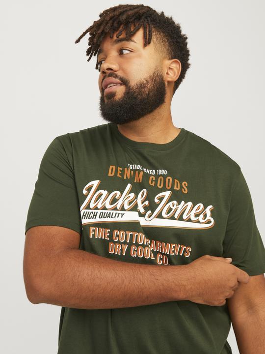 Produktbild Jack & Jones Jjelogo Tee Ss O-Neck 2 Col Aw24 S Pls (4XL)