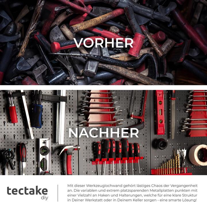 Image du produit tectake Panneau mural pour rangement d'outils