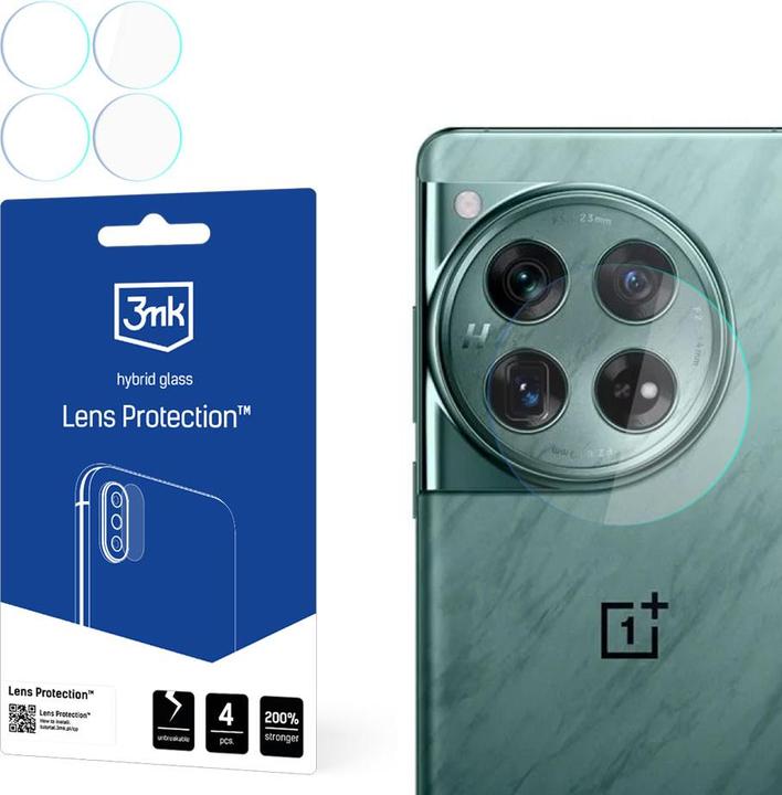 Immagine prodotto 3MK Lens Protect OnePlus 12 5G Ochrona na obiektyw aparatu 4szt (1 Pezzo/i, OnePlus 12)