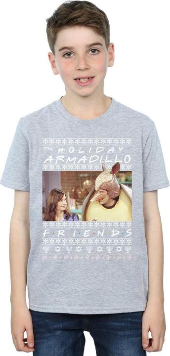 Actual product image Friends Boys Fair Isle Holiday Armadillo T-Shirt (152, 158)