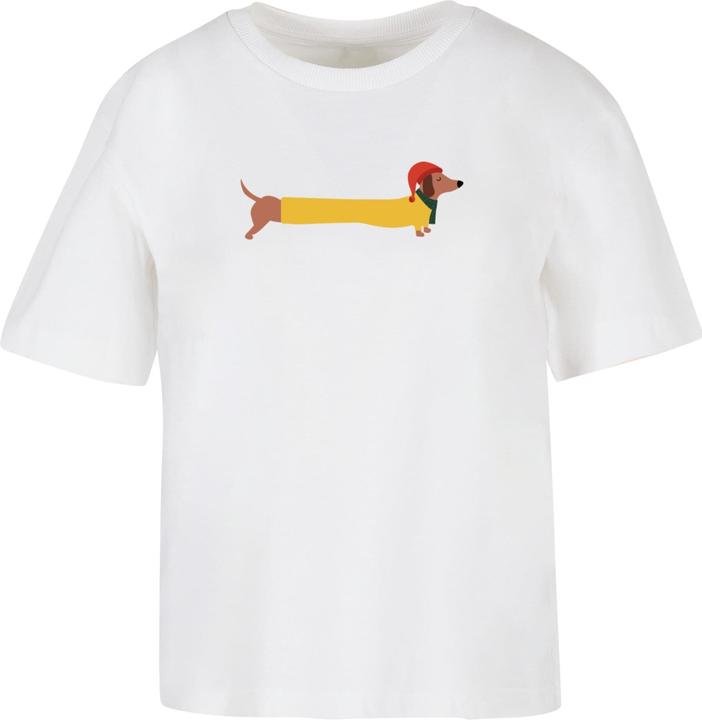 Produktbild Merchcode Ladies Christmas Dog Tee - 182069 (L)