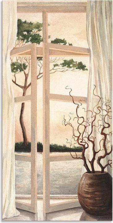 Image du produit Artland Tableau de fenêtre Coucher de soleil toscan T4OM (30 x 60 cm)