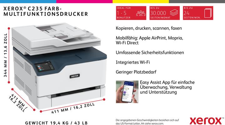 Produktbild Xerox C235 (Laser, Farbe)