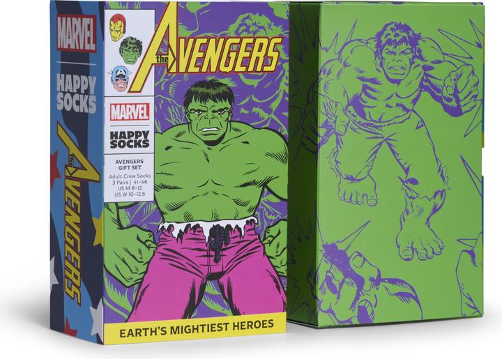 Produktbild Happy Socks Strümpfe MARVEL™ Avengers Socken 3er Pack (3er Pack, 36 - 40)