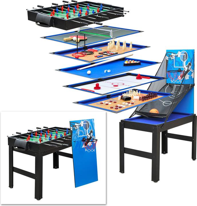 Produktbild Dema Kinder Spielset Tischfussball Multigame 14 in1