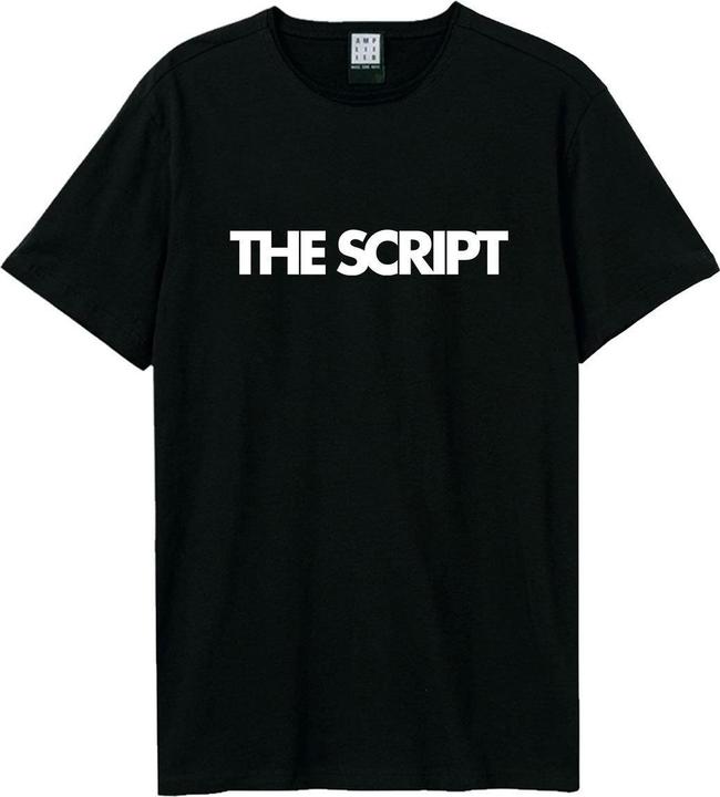 Actual product image Amplified Unisex Adult Satellites The Script T-Shirt (M)