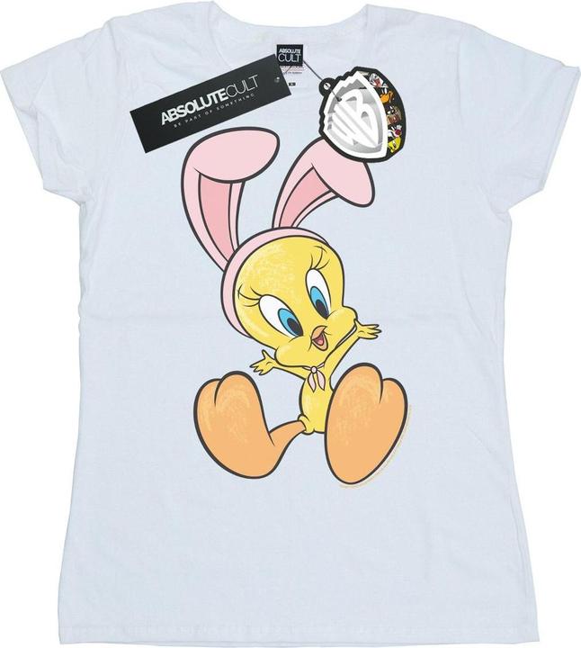 Immagine prodotto Looney Tunes Tweety Pie Bunny Ears Maglietta Donna (S)