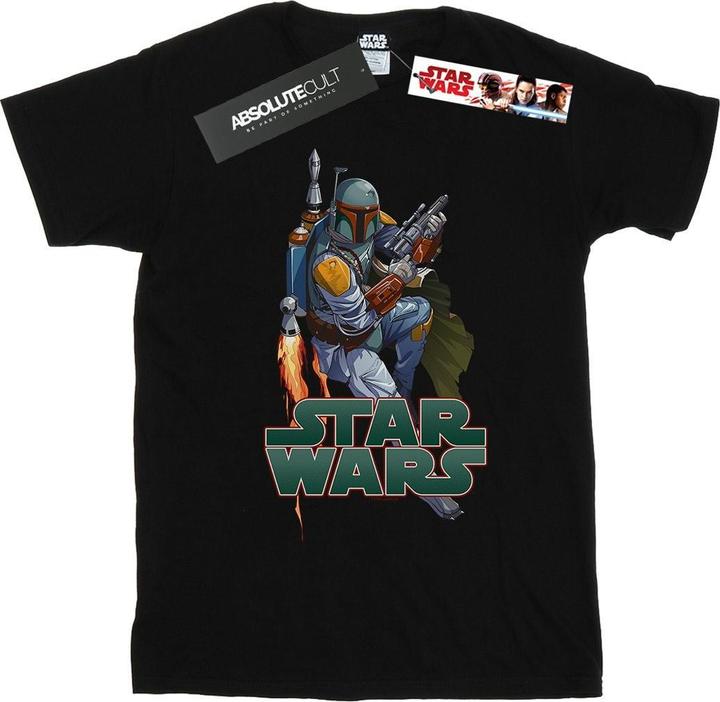 Produktbild Star Wars Boba Fett Fired Up TShirt Jungen (140, 146)