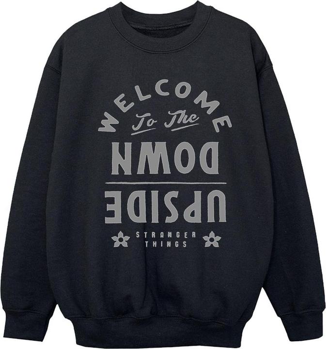Produktbild Netflix Stranger Things Welcome To Upside Down Sweatshirt Mädchen (140, 146)