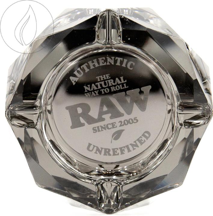 Actual product image RAW The Dark Side Glass Ashtray