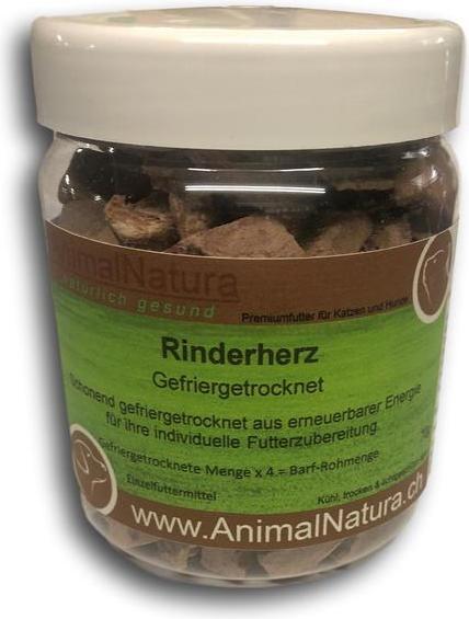 Produktbild AnimalNatura BARF Rinderherz Gefriergetrocknet (Junior, 1 Stk., 70 g)