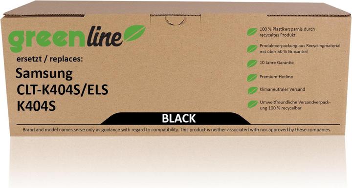 Image du produit Inkadoo Toner greenline remplace le toner Samsung CLT-K 404 S/ELS, noir noir (CF)