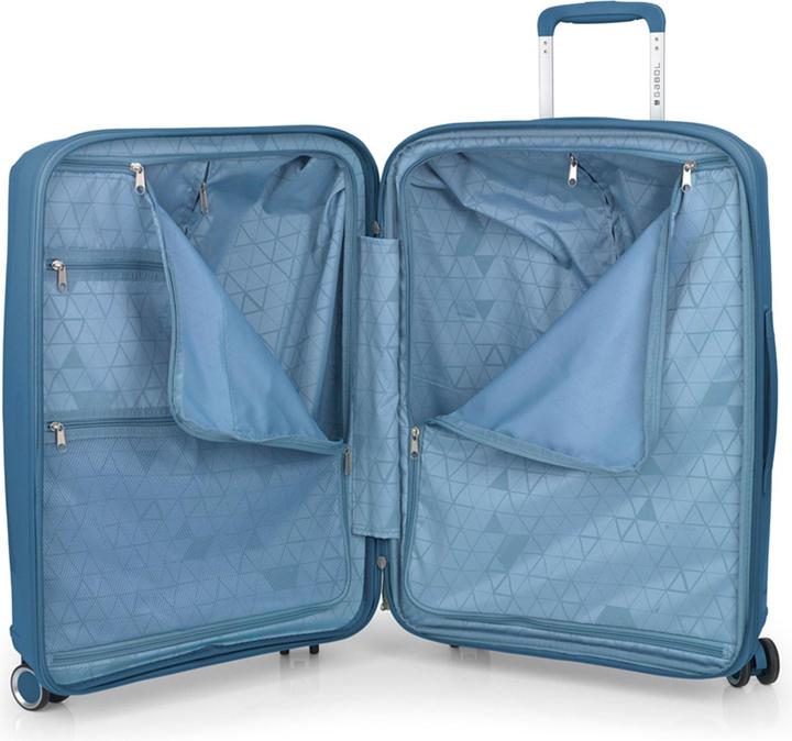 Actual product image Gabol Queens 4-wheel suitcase set 2-piece with expansion fold (114 l)