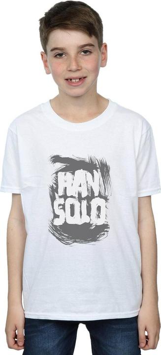 Immagine prodotto Star Wars Han Solo Text Maglietta Ragazzi (152, 158)