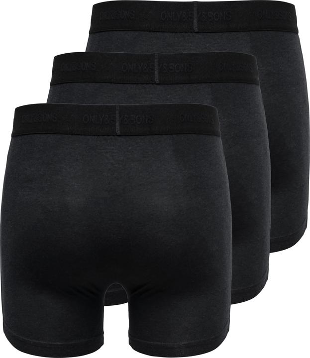 Image du produit Only & Sons Onsfitz Bamboo Boxer Logo 3-Pack Noos (XS, Lot de 3)
