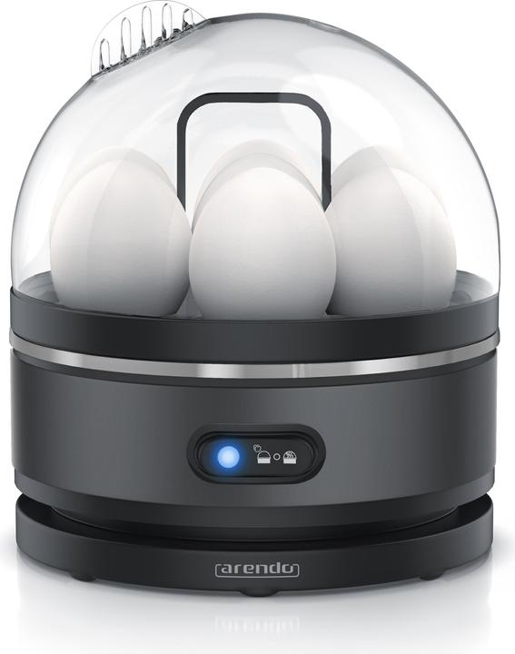 Actual product image Arendo Stainless steel egg boiler 7-fold, 400 W, stainless steel, keep warm function, hardness adjustable