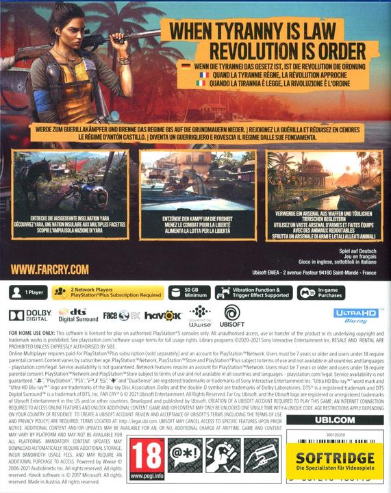 Actual product image Ubisoft Far Cry 6 (PS5, Multilingual)