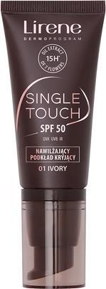 Lirene Single Touch Spf50 Feuchtigkeitsspendende Abdeckende Foundation 01 Elfenbein 30ml (01 Ivory)