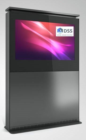 Actual product image DSS Indoor Stele Landscape, 50" screen, black