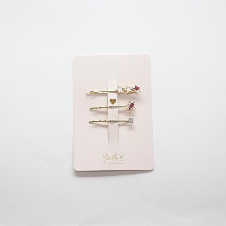 Immagine prodotto Yuko.B Barrettes à cheveux 3 pezzi. (3 pz.)