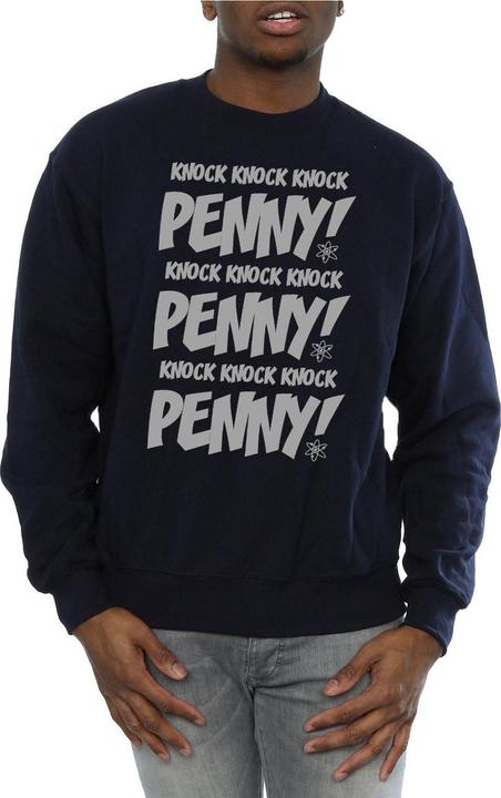 Actual product image Dam Mens Sheldon Knock Knock Penny Cotton Sweatshirt (3XL)