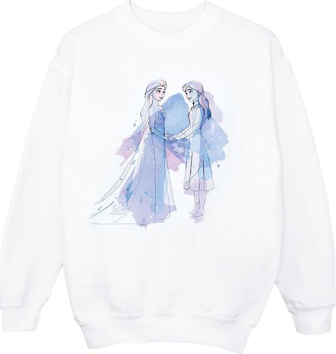 Actual product image Disney Boys Frozen 2 Elsa Anna Sisters Sketch Sweatshirt (140, 146)