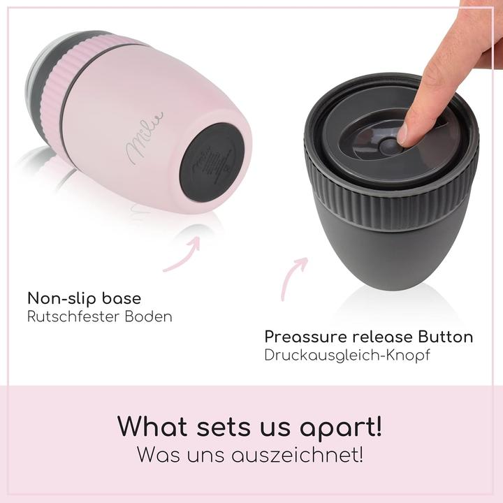 Immagine prodotto Milu Contenitore per alimenti rosa da 0,4 l