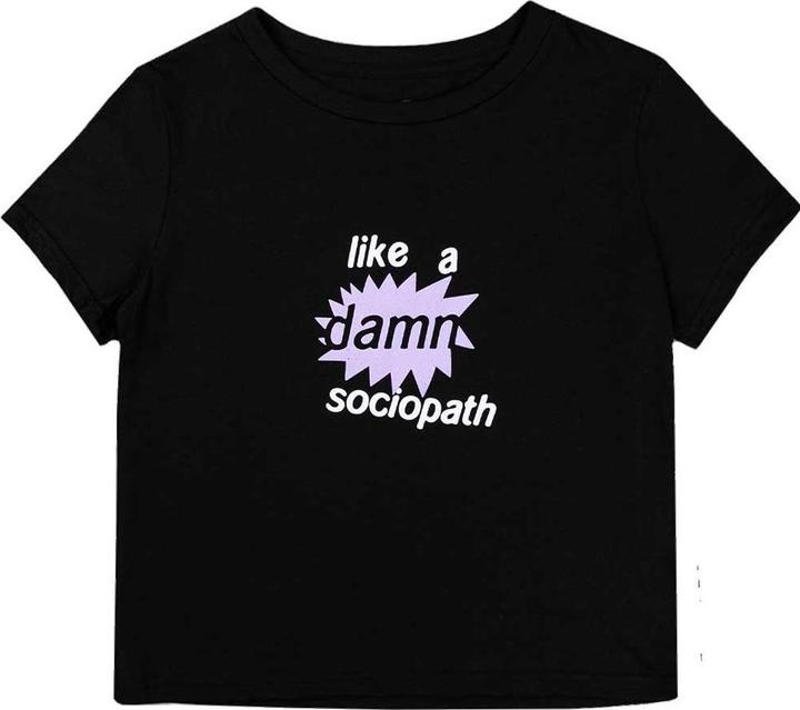 Produktbild Olivia Rodrigo Like A Damn Sociopath Kurzes Top (L)