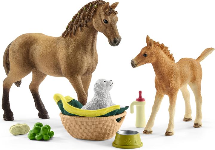 Image du produit Schleich Le soin des bébés animaux de Sarah