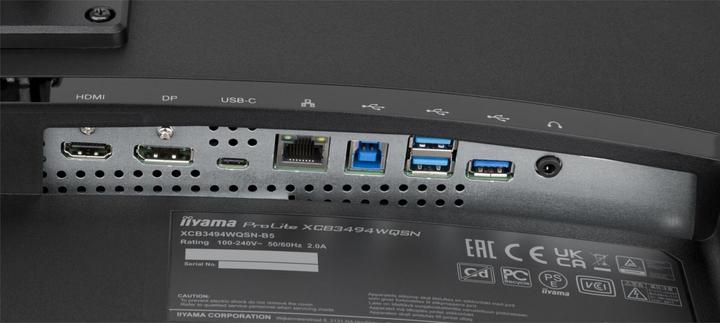 Produktbild iiyama ProLite XCB3494WQSN-B5 (3440 x 1440 Pixel, 34")