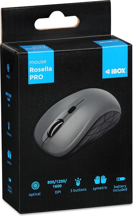 Produktbild iBox Rosella Pro Wireless Mouse Grey (Kabellos)