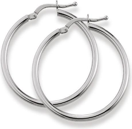 Produktbild Natsumi Schmuck Creolen Weissgold 18K/750 Ø 29-54mm Rund (750/18 K Weissgold)