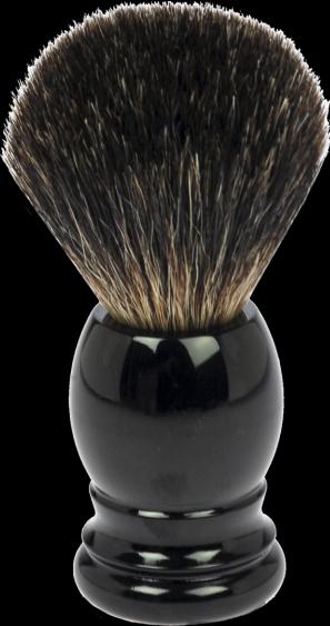 Image du produit Blaireau pur, Noir, manche plastique, hauteur : 10,5 cm (Blaireau)