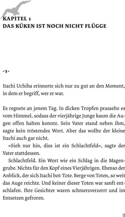 Nutritional values and ingredients Naruto Itachi Shinden - Buch des strahlenden Lichts (Nippon Novel) (German, Takashi Yano, 2017)