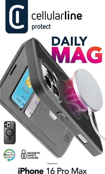 Actual product image Cellularline Daily MAG (Apple iPhone 16 Pro Max)