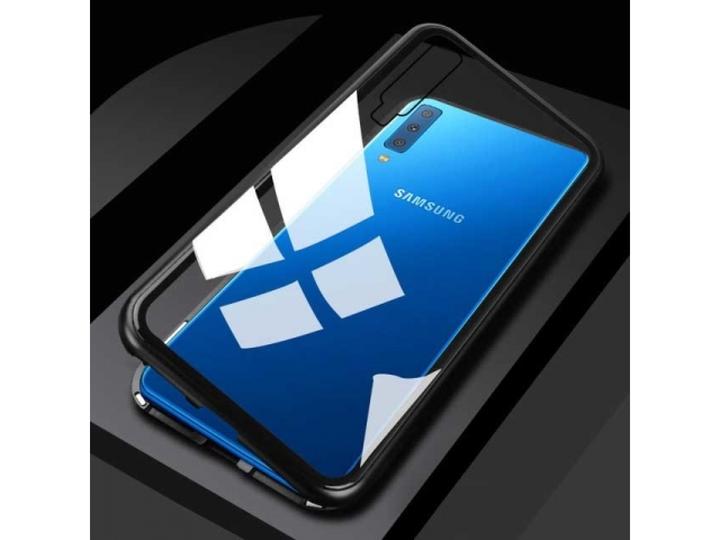 Image du produit G-Case Étui Samsung Galaxy A7 2018 Aluminium Magnetic Glass Case (Samsung Galaxy A7 (2018))