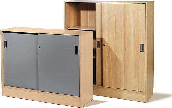 Actual product image kaiserkraft Chicago wardrobe with sliding doors