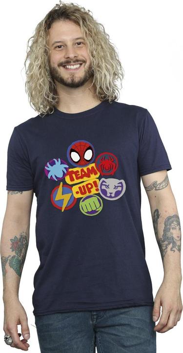 Image du produit - T-shirt SPIDEY AND HIS AMAZING FRIENDS TEAM UP - Homme (3XL)