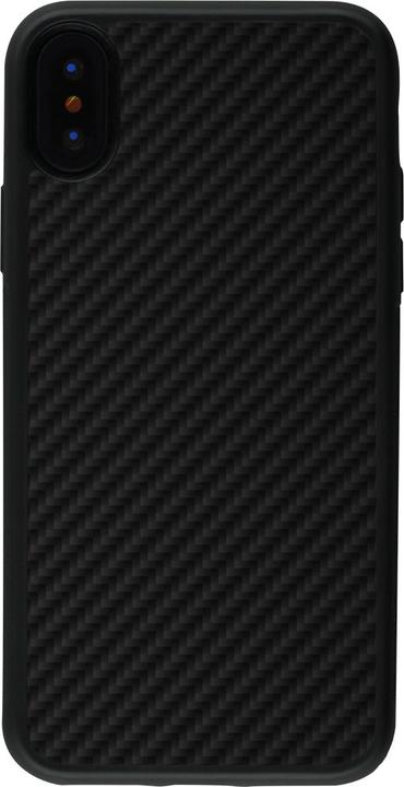 Produktbild PhoneLook Hülle Silikon schwarz Carbon Basic (Apple iPhone XS, Apple iPhone X)
