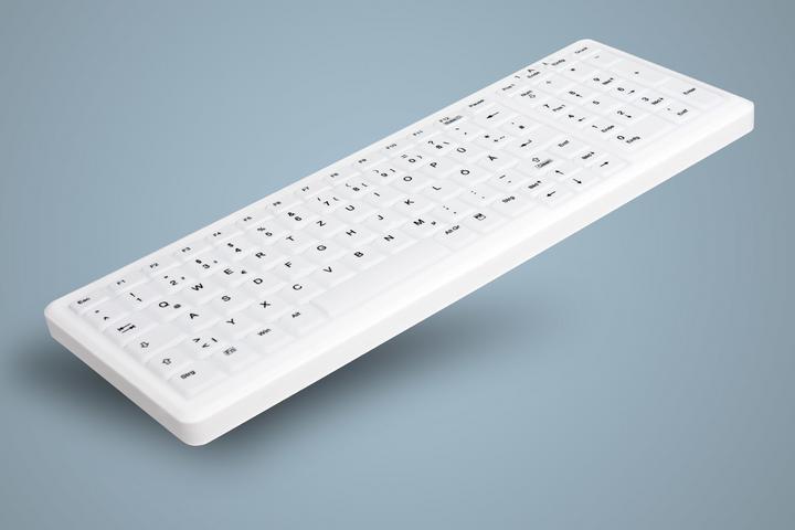 Produktbild Active Key AK-C7000F-FU1-W/GE Tastatur RF kabellos + USB Weiss (DE, Kabellos)