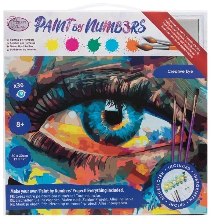 Produktbild Craft Buddy Malen nach Zahlen - Kreatives Auge