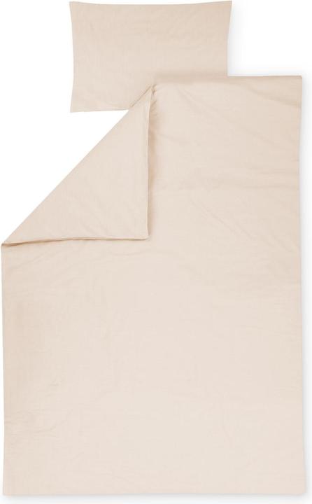 Actual product image Julius Zöllner Bed linen plain taupe, 100/135+40/60