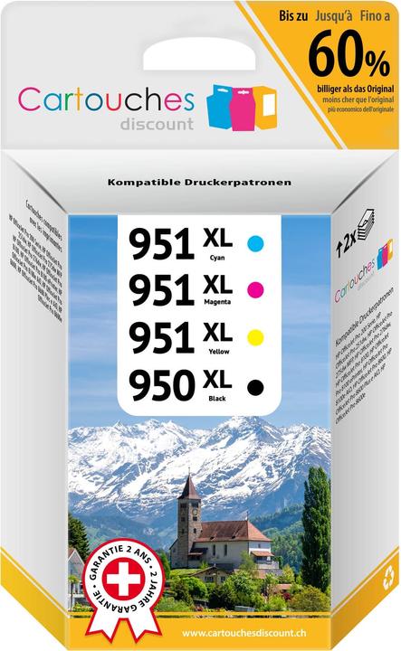 Produktbild Cartouches Discount HP 950XL und HP 951XL Pack (CMYK)