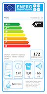 Label énergétique Miele TSA 500-23 CH (8 kg, Gauche, Prise UE)