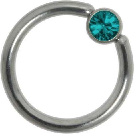 Produktbild Bijouteria 1.2mm Piercingstab (Edelstahl, Swarovski Kristall)