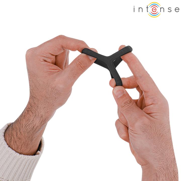 Image du produit Intense Carson Double Anneau Pénien En Silicone Noir Modèle 4 (13.50 cm)