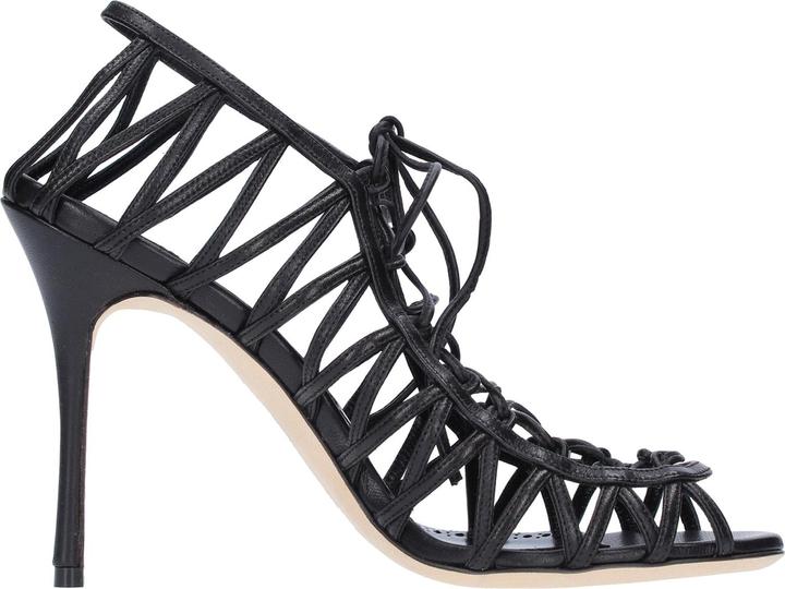 Manolo Blahnik Hamza 105 Leather Sandals
