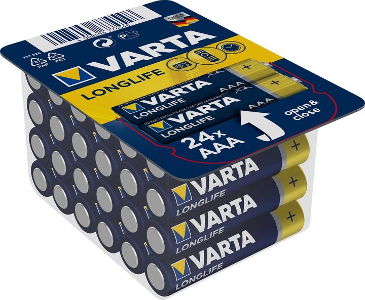 Varta Longlife (24 pcs, AAA, 1200 mAh)