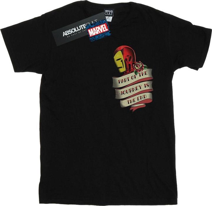 Immagine prodotto Iron Man Tattoo Journey Breast Print Maglietta Ampia Donna (XXL)