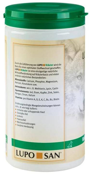 Produktbild Luposan Lupo Kräuter Pulver (Senior, Adult, Welpe + Kitten, 1 Stk., 1110 g)